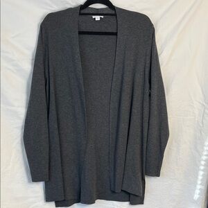 J. Jill Dark Gray Women's Cardigan Size XL